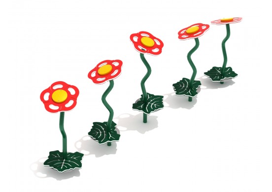 Flower Stepping Path (Set of 5)